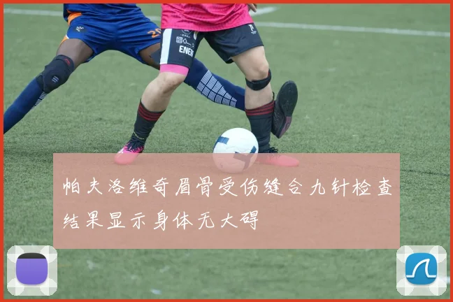 帕夫洛维奇眉骨受伤缝合九针检查结果显示身体无大碍